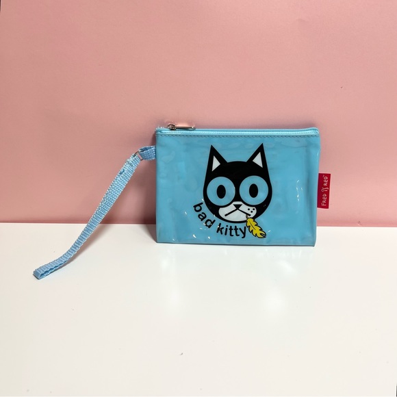 fred is red Handbags - Vintage Y2K 2000s mcbling Fred Is Red kitty cat pouch wristlet